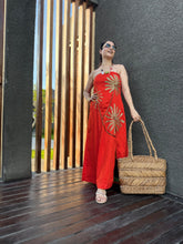 Palm tree tube dress